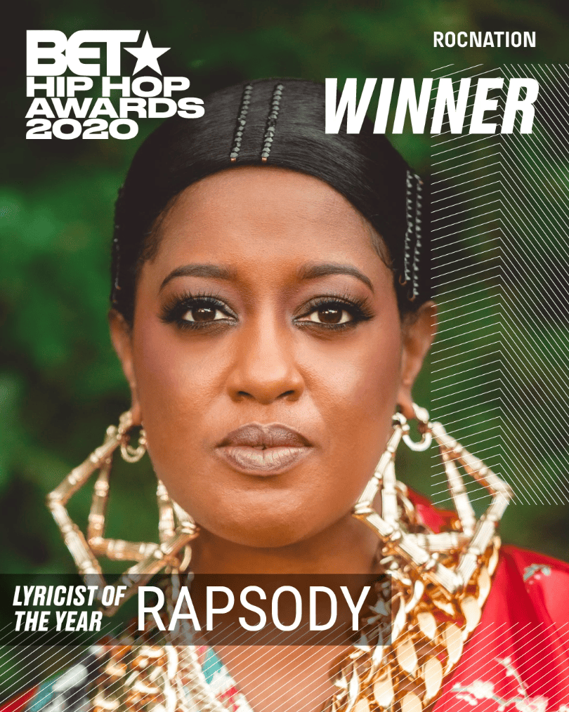Rapsody wins best lyricist of the year at BET Hi
